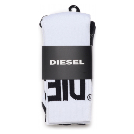 Ponožky Diesel Skm-Zray 2-Pack Calzino Black/White