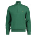 SVETER GANT D2. COTTON TEXTURE HALFZIP LEAF GREEN