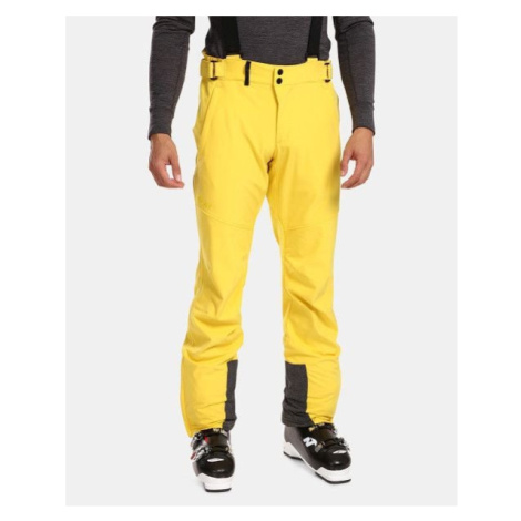 Men's softshell ski pants Kilpi RHEA-M Yellow