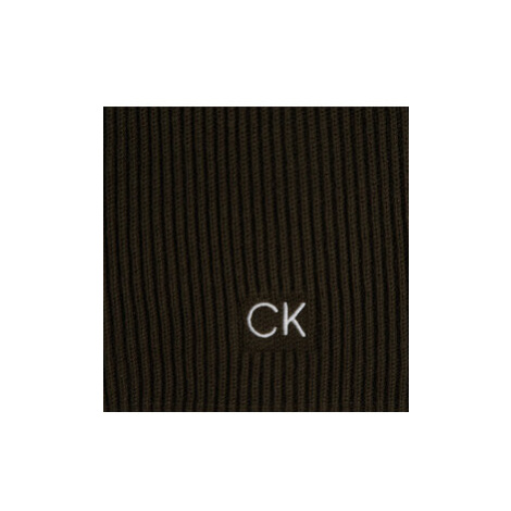 Calvin Klein Šál Classic Cotton Rib Scarf K50K509693 Kaki