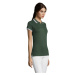 SOĽS Pasadena Women Damské polo tričko SL00578 Forest green / White