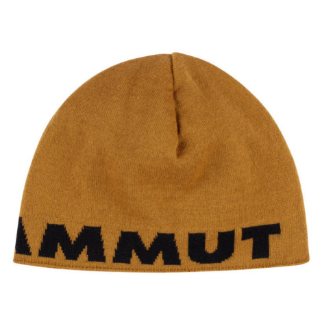 Čiapka Mammut Logo Beanie Farba: čierna/béžová