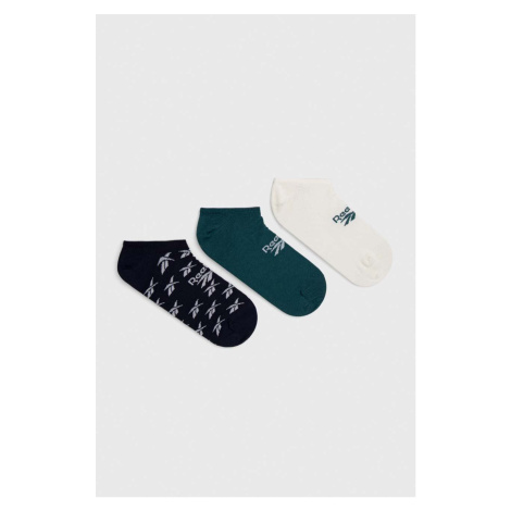 Ponožky Reebok Classic 3-pak tmavomodrá farba