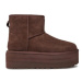 Ugg Snehule W Classic Mini Platform 1134991 Hnedá