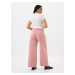 Ružové dámske wide fit džínsy GAP
