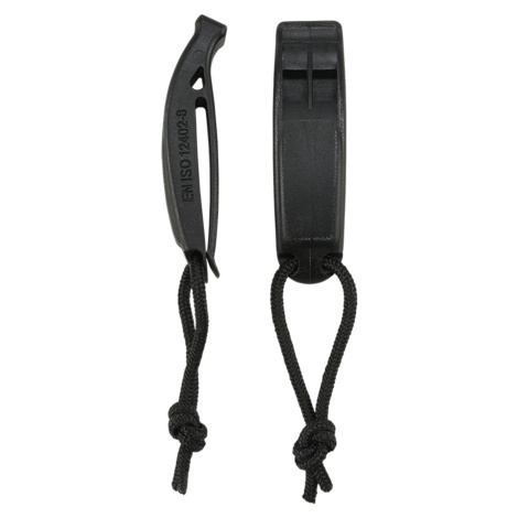 Signal Whistle Molle 2-Pack Black