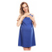 Tehotenské a dojčiace šaty Lydie béžovo-modré