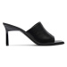 Calvin Klein Šľapky Heel Mule 70 Lth HW0HW01948 Čierna