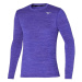 Pánské tričko Mizuno Impulse Core LS Tee Violet Blue