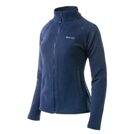 Dámska mikina fleece lady Henis Navy tmavo modrá - Hi-tec navy blue