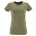 SOĽS Regent Fit Women Dámske tričko SL02758 Heather khaki