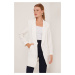 Bigdart Woman's White Long Blazer Jacket 0705