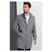 PLT8380 DEWBERRY MEN'S COAT-STRAIGHT GREY