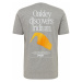 OAKLEY Funkčné tričko 'IRIDIUM'  sivá melírovaná / oranžová / biela