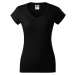 Malfini Fit V-NECK Dámske tričko 162 čierna