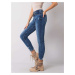 SVETLOMODRÉ DÁMSKE SKINNY DŽÍNSY D85019T62125M246-BLUE