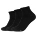 ČIERNY SET PONOŽIEK SKECHERS 3PPK BASIC QUARTER SOCKS SK42004-9999 SK42004-9999