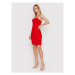 ONLY Letné šaty Lea 15257778 Červená Slim Fit