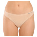 Women's thong Gina bamboo beige