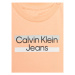 Calvin Klein Jeans Súprava tričko a športové šortky Hero Logo IN0IN00072 Oranžová Regular Fit
