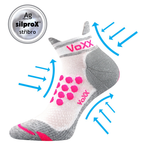 VOXX Sprinter kompresné ponožky biele 1 pár 115674