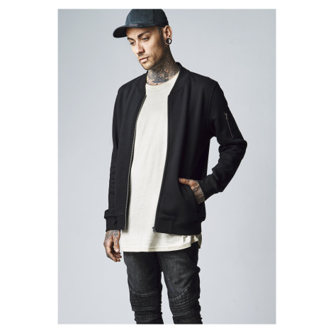 Sweat Bomber Jacket Black Urban Classics