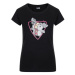 Women's cotton T-shirt KILPI ALBION-W BLACK