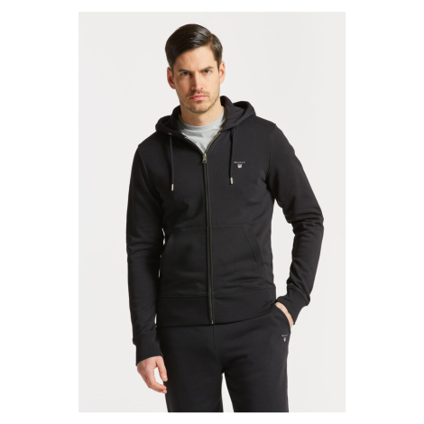 MIKINA GANT D1. THE ORIGINAL FULL ZIP HOODIE čierna