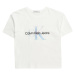 Calvin Klein Jeans Tričko 'SERENITY'  svetlomodrá / čierna / biela