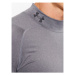 Under Armour Tričko Ua Hg Armour Comp Mock Ls 1369606 Sivá Compression Fit