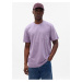 Svetlo fialové pánske tričko s vreckom GAP