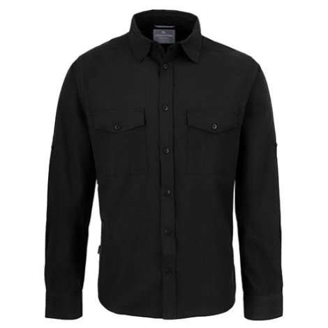 Craghoppers Expert Pánska košeľa s dlhým rukávom CES001 Black