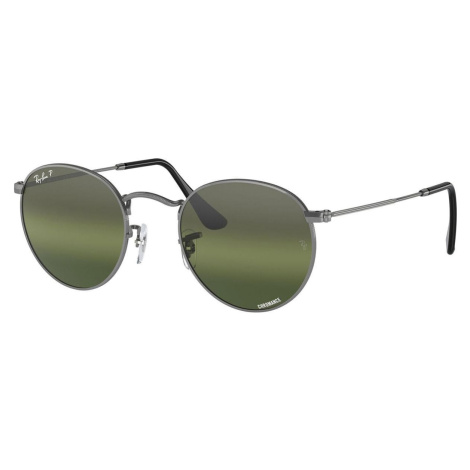 Ray-Ban Round Metal RB3447 004/G4 Polarized - XL (53)