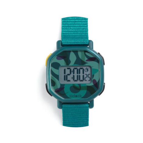 Detské digitálne hodinky - Zelené hady