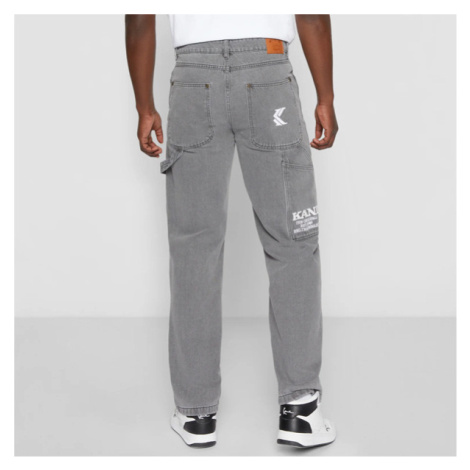 Karl Kani Retro Baggy Workwear Denim Light Grey