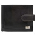 Pánske peňaženky Kožená peňaženka PC 107L BAR 2526 čierna čierna jedna