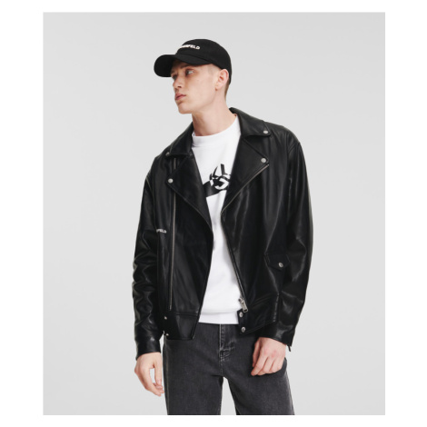 Bunda Karl Lagerfeld Jeans Klj Regular Faux Leather Jkt Black