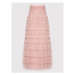 TWINSET tylová sukňa 222TP2111 Ružová Regular Fit