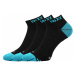 3PACK ponožky VoXX bambusové čierne (Bojar) XL