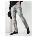 Pánske šedé džínsové nohavice Dstreet UX4133
