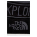 Čiapka The North Face čierna farba, z hrubej pleteniny,