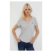 Bavlnené tričko Polo Ralph Lauren šedá farba, 211902403