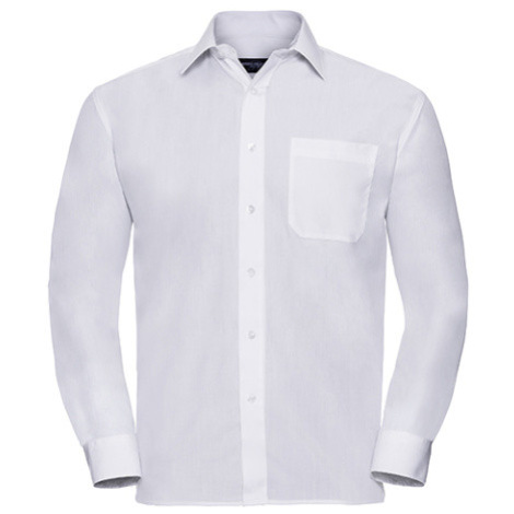 Russell Pánska popelínová košeľa R-934M-0 White