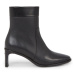 Calvin Klein Členková obuv Curved Stil Ankle Boot 55 HW0HW01889 Čierna