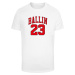 Ballin 23 T-shirt with a round neckline white