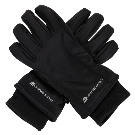 Softshell gloves with ptx membrane ALPINE PRO KAHUG black