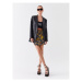 Versace Jeans Couture Mini sukňa 74HAE855 Čierna Regular Fit