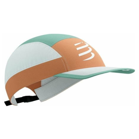 Compressport 6 Panel Light Papaya Punch/Creme De Menthe Šiltovka