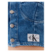 Calvin Klein Jeans Top J20J221264 Modrá Slim Fit