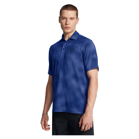 UA Playoff 3.0 Printed Polo-BLU Under Armour